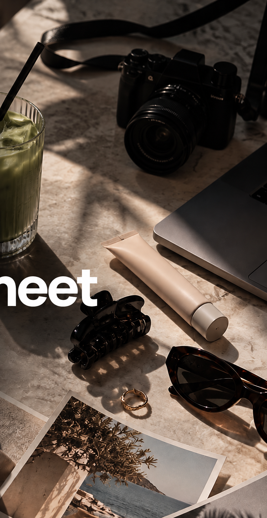 Creative editorial tabletop photography